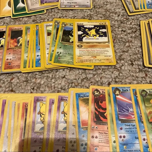 100 VINTAGE 90’s Pokémon cards! Used, good to decent condition - Picture 2 of 12